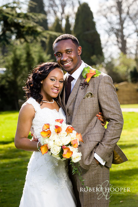 Addington Palace wedding photography - bride and groom photo