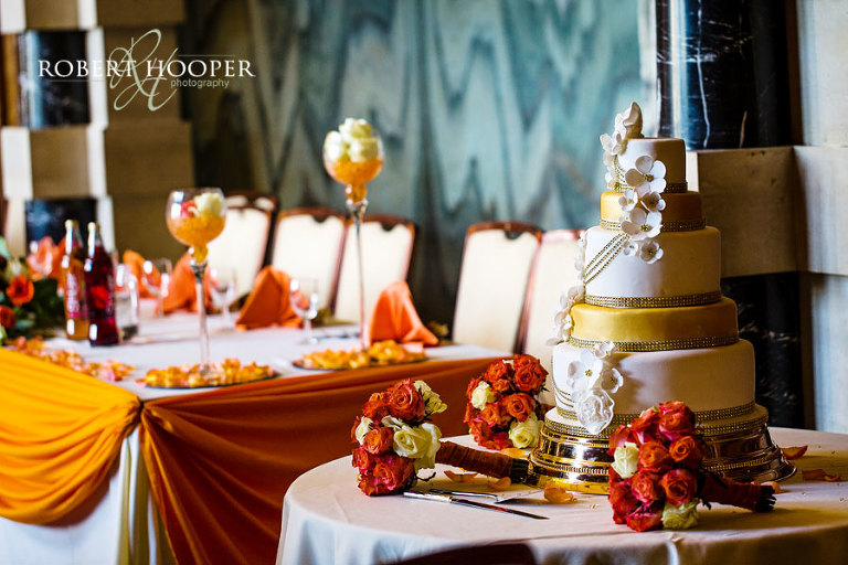 Addington Palace wedding reception - the grand hall
