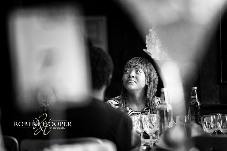 Addington Palace wedding reception - guests enjoying the great hall reception