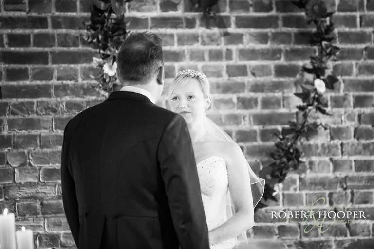 Cooling Castle Barn Wedding ceremony photography