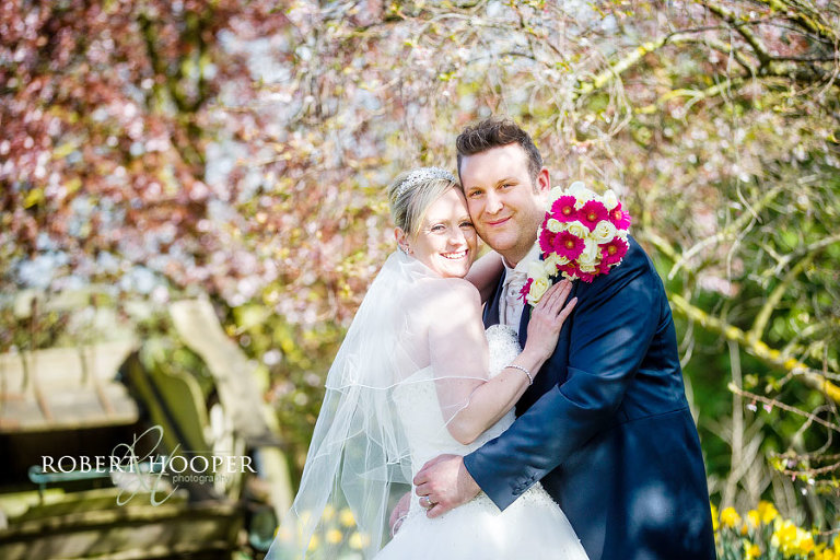 Wedding photography at Cooling Castle Barn in Rochester- bride and groom