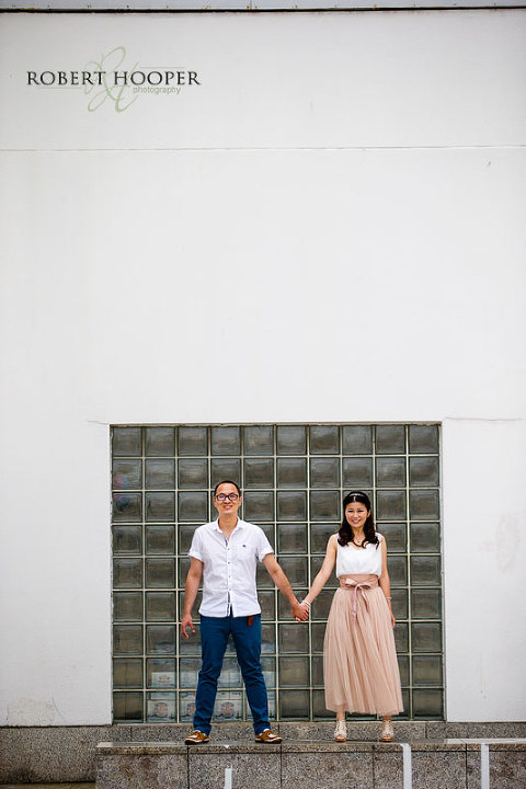 Quirky and modern Chinese pre wedding photography in London UK