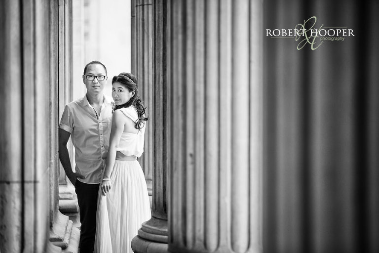 Contemporary Chinese pre wedding photography in London