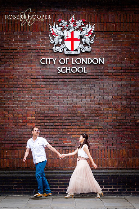 Informal and fun Chinese pre wedding photography in London