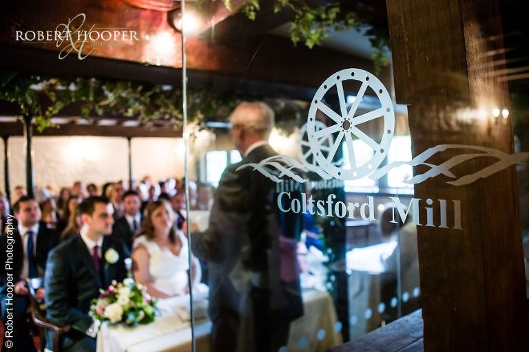 Civil ceremony at Coltsford Mill, Oxted in Surrey