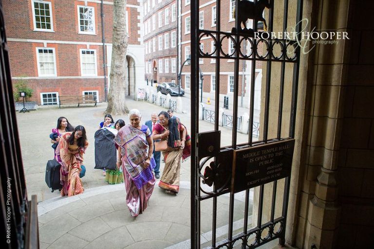 Hindu wedding photography Middle Temple London