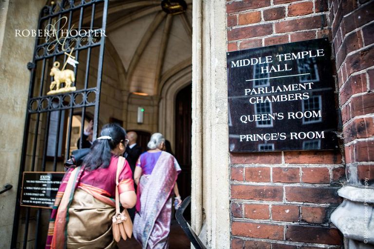 London wedding photography Middle Temple Hall
