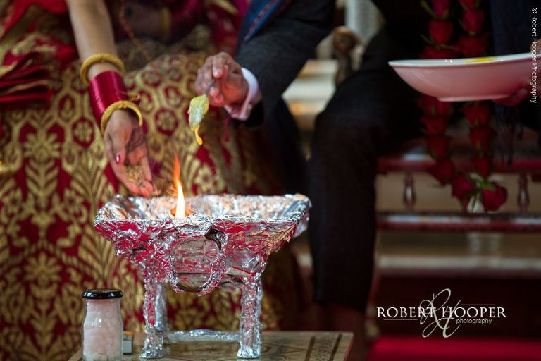 Hindu wedding ceremony at Middle Temple Hall London