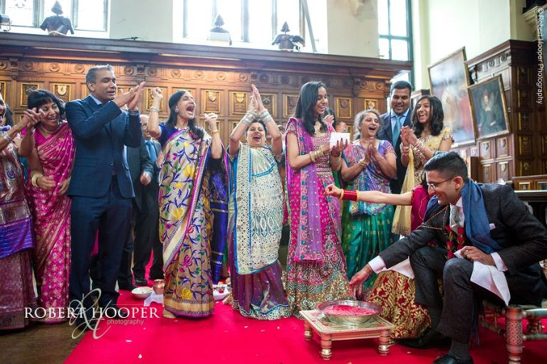 Bride finds ring during Hindu wedding ceremony at Middle Temple London
