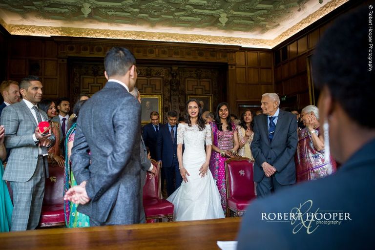 Civil ceremony after Hindu ceremony at Middle Temple London