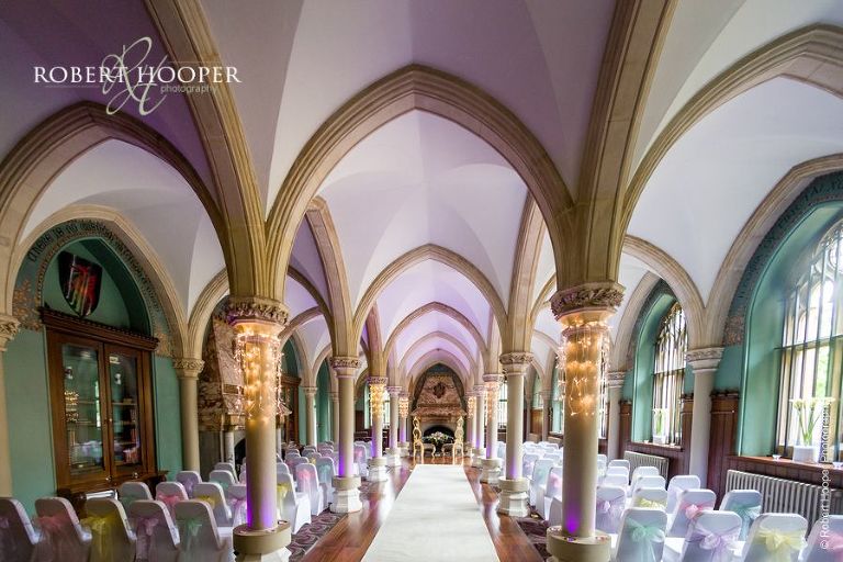 Ceremony room at Wotton House wedding venue Dorking Surrey