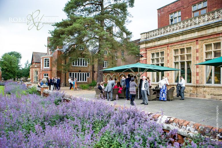 Wedding guests at Wotton House wedding venue Surrey