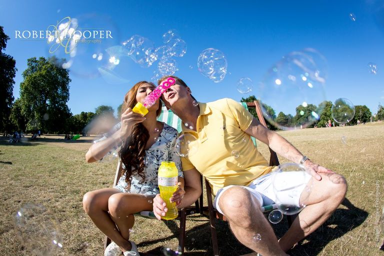 Fun pre wedding photo shoot London