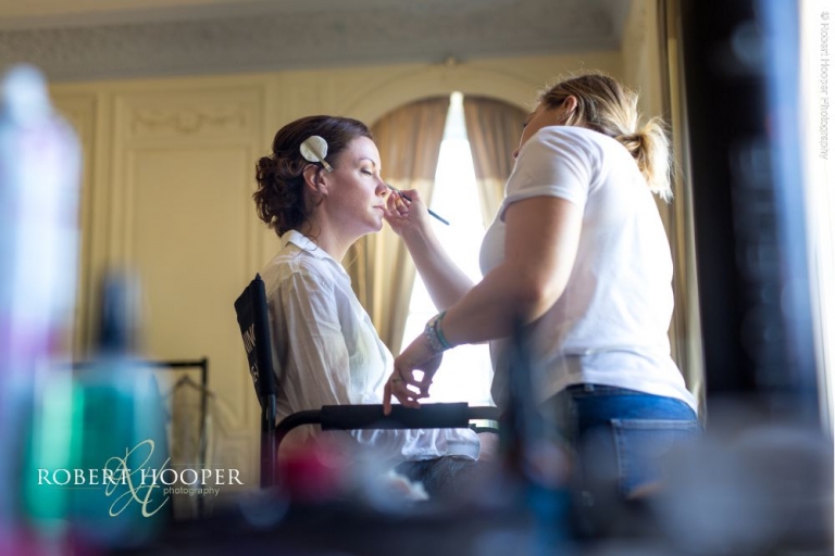 Bridal make-up Addington Palace