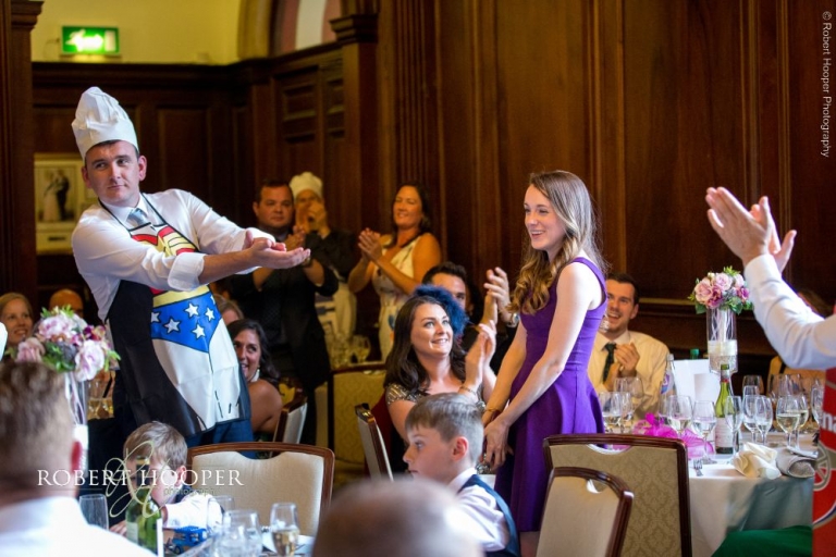 Wedding speeches Addington Palace Surrey