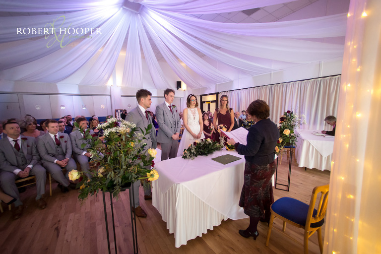 Wedding ceremony Denbies