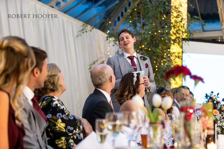 Groom speech Denbies Wedding