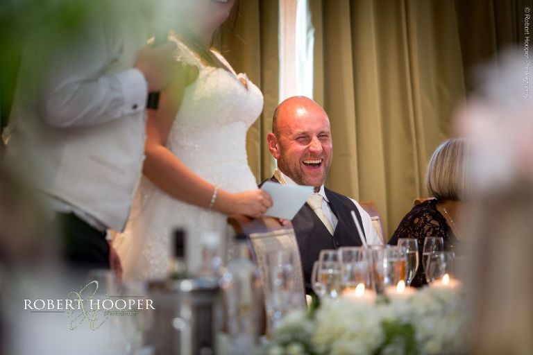 wedding guest laughter