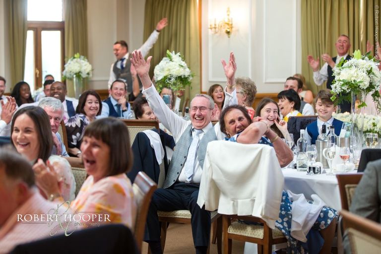 wedding guests at London Golf Club wedding