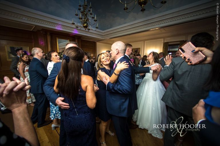 dancing at London Golf Club wedding
