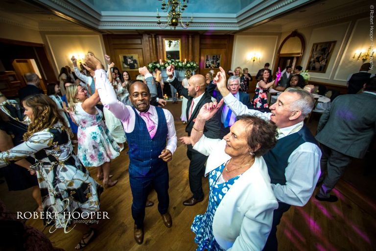 evening wedding reception