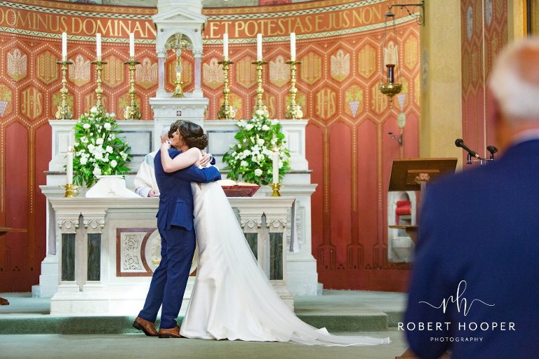 Roman Catholic wedding ceremony