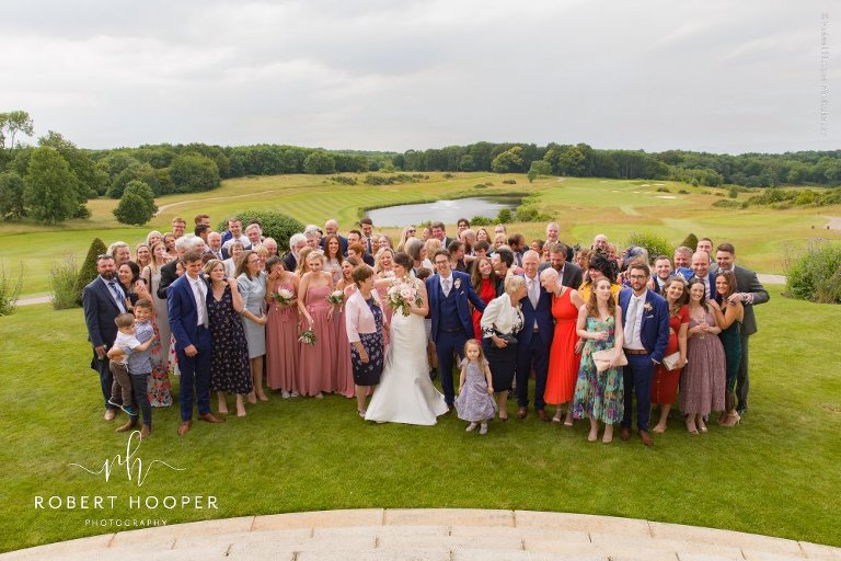 group shot wedding day
